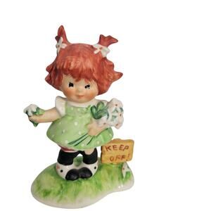 Vintage Goebel Red Head Figurine Girl Known As Daisies Won't Tell 1958  11325-TC